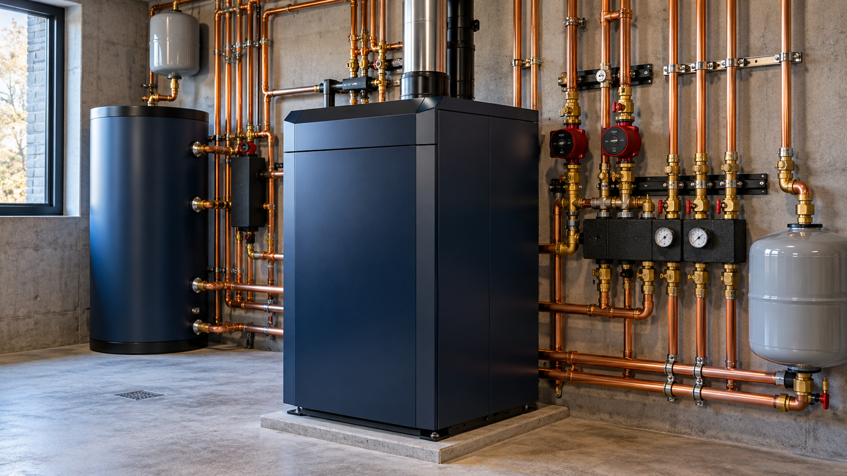 A boiler and hydronic heating equipment